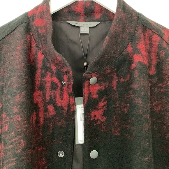 John Varvatos Jewell Baseball Jacket - Picture 4 of 11